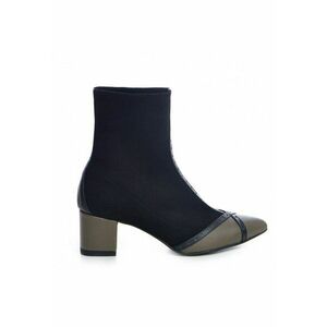 Botine Dama Piele Naturala Negru Kylie imagine