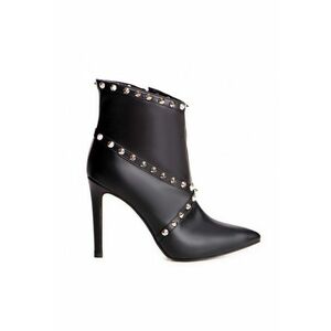 Botine Dama Piele Naturala Negru Calliope imagine