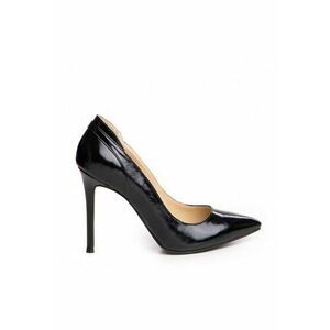 Pantofi stiletto piele naturala Negru Sasha - Marimea imagine