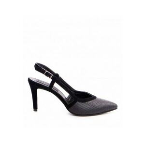 Pantofi stiletto piele naturala Negru Sutton - Marimea imagine