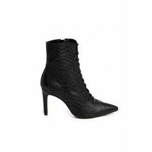 Botine Dama Piele Naturala Negru Daria imagine