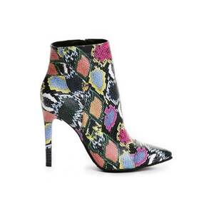 Botine dama Piele Naturala Multicolor Chloe imagine