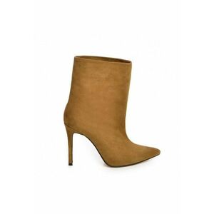Botine Dama Piele Naturala Camel Cardie imagine