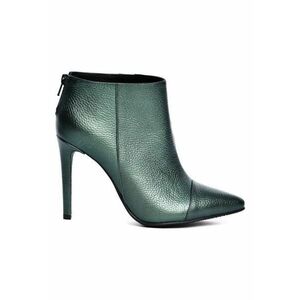 Botine dama Piele Naturala Verde Smarald Emotion imagine