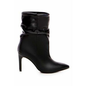 Botine dama Piele Naturala Negru Vera imagine