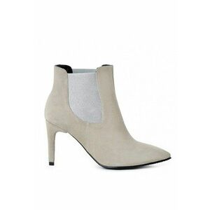 Botine dama All Day Gri Piele Naturala imagine