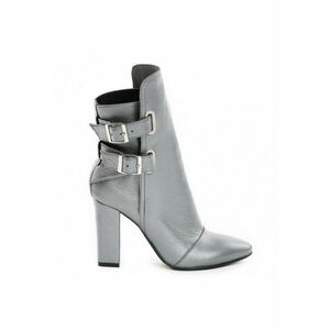 Ghete dama Piele Naturala Argintiu Rock the City imagine
