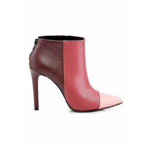 Botine dama Piele Naturala Marsala Emotion imagine