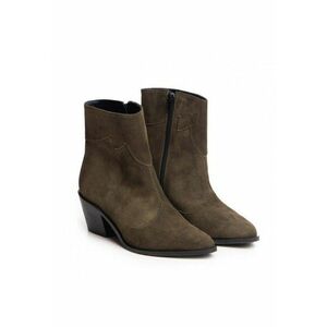 Ciocate dama Piele Naturala Khaki Sage imagine