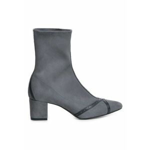 Botine Dama Piele Naturala Gri Kylie imagine
