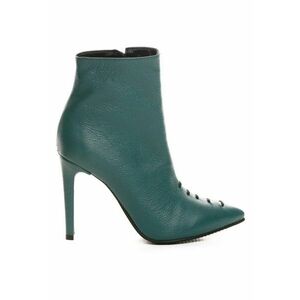 Botine dama Piele Naturala Verde Gia imagine