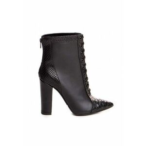 Ghete dama Piele Naturala Negru CThru imagine