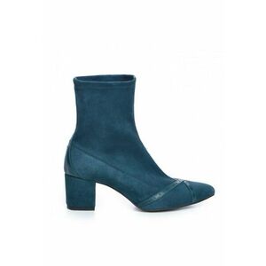Ghete Dama Piele Naturala Verde Petrol Kylie imagine