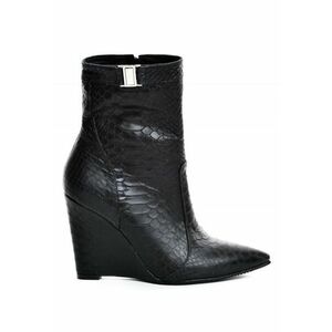 Ghete dama Piele Naturala Negru Sandy imagine