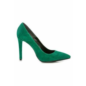 Pantofi Stiletto Piele Naturala Verde Grass imagine