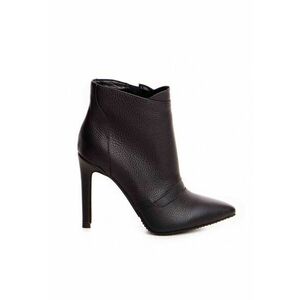 Botine Dama Piele Naturala Negru Fiona imagine