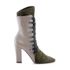 Ghete dama Piele Naturala Wrap Khaki imagine