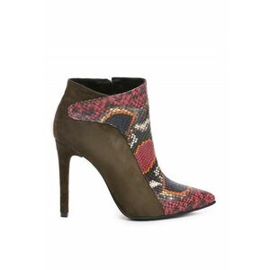 Botine dama Piele Naturala Alanna Khaki imagine