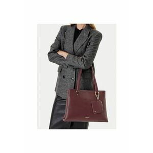 Geanta dama bordo - din tesatura - model C-LSK-M-009-08 imagine