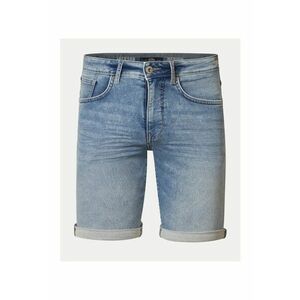 Pantaloni scurti barbati - 303710590 - Albastru - Bumbac imagine