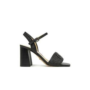 Sandale dama - FLJGNK FAB03 - negru - tesatura - imagine