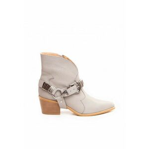 Ciocate dama Piele Naturala Gri Bronx imagine