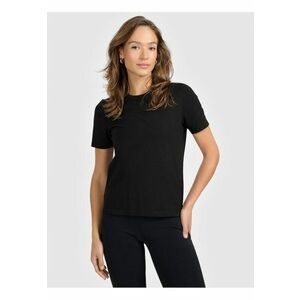 Tricou dama - negru - bumbac imagine