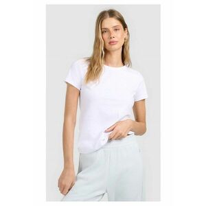 Tricou dama - alb bumbac imagine