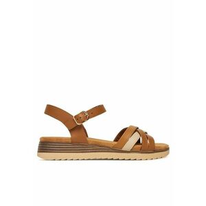 Sandale dama - piele naturala - culoare maro - imagine