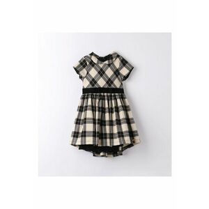 Rochie eleganta din stofa pentru fetite - 0.7355 - Negru/Bej imagine