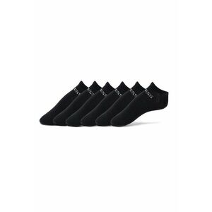 Set de sosete scurte cu logo - 6 perechi - Negru imagine