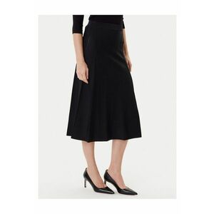 Fusta trapezoidala de dama negru - fabricata din material de calitate imagine