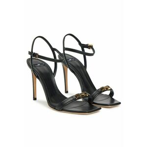 Sandale dama - 110 SA57L51E2 110 - piele naturala - negru imagine