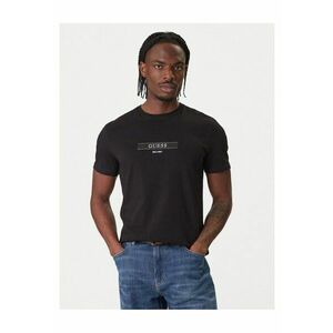 Tricou barbat - negru - bumbac imagine