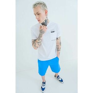 Tricou din amestec de bumbac - Alb optic imagine