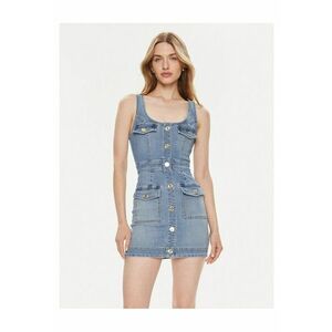Rochie din denim - albastru imagine
