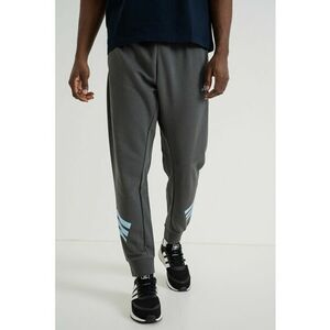 Pantaloni de trening regular fit cu talie ajustabila - Gri inchis imagine