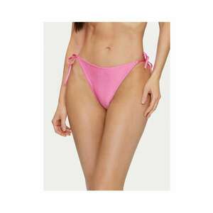 Slip de baie bikini roz - elastic imagine
