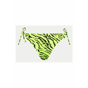 Slip de baie dama - negru-verde - imagine