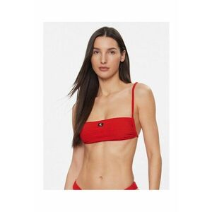 Top de baie dama - bikini rosu imagine