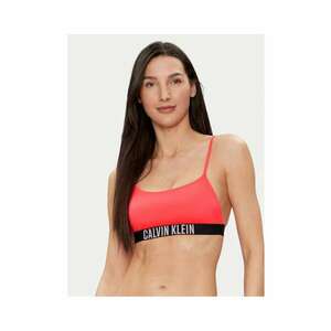 Top de baie dama - bikini rosu - elastic imagine