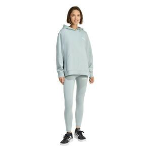 Trening din amestec de bumbac cu detalii logo Leisure - Alb/Albastru glaciar imagine