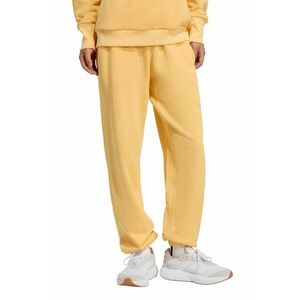 Pantaloni de trening din bumbac cu talie ajustabila ALL SZN - Galben deschis imagine