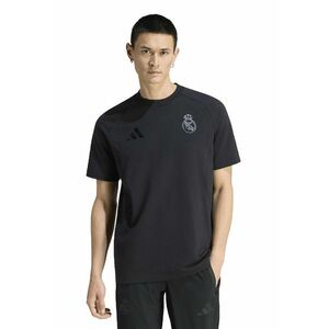 Tricou cu maneci raglan cu imprimeu Real Madrid pentru fotbal - Negru imagine