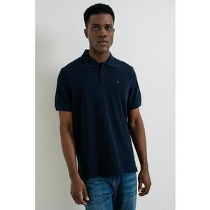 Tricou polo regular fit - Bleumarin imagine