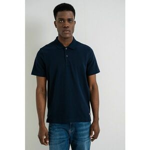 Tricou polo regular fit - Bleumarin imagine