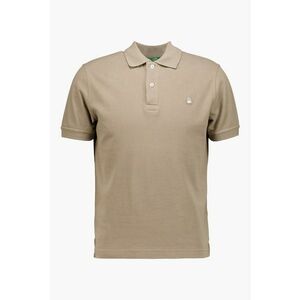 Tricou polo cu model uni - Maro taupe deschis imagine
