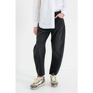 Blugi relaxed-fit cu design 5 buzunare - Negru stins imagine
