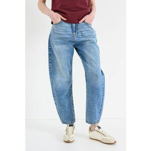 Blugi relaxed-fit cu design 5 buzunare - Albastru imagine
