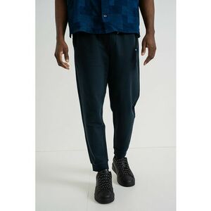 Pantaloni de trening din bumbac Napin - Bleumarin imagine